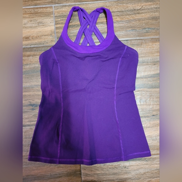 Lululemon workout top Purple/Plum/Magenta - Picture 2 of 5